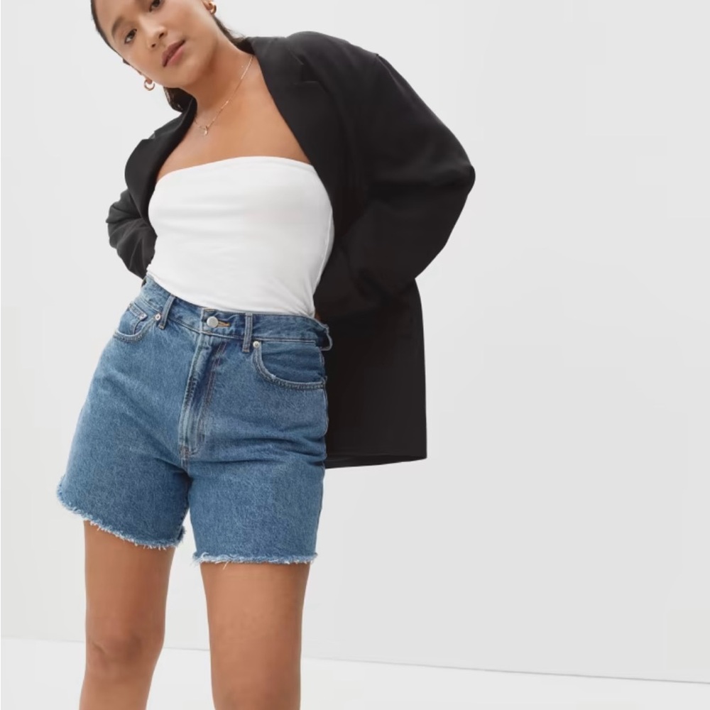 Everlane A-line Denim Shorts